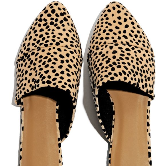 $45 Qupid Tan Leopard Cheetah slide Flats - Picture 4 of 4